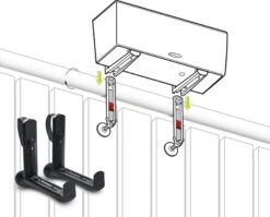 LECHUZA Pflanzgefäß BALCONERA Stone 50, Steingrau -Garten Flaire Verkaufsgeschäft pflanzgefaess balconera stone 50 673810 de
