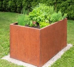 Hochbeet Edelrost "Optimus", 200 X 100 Cm -Garten Flaire Verkaufsgeschäft prima terra hochbeet edelrost optimus 1668052 de