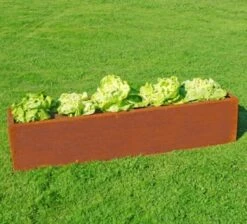 Hochbeet Edelrost "Planus", 158 X 38 Cm -Garten Flaire Verkaufsgeschäft prima terra hochbeet edelrost planus 158 x 38 cm 1668075 de