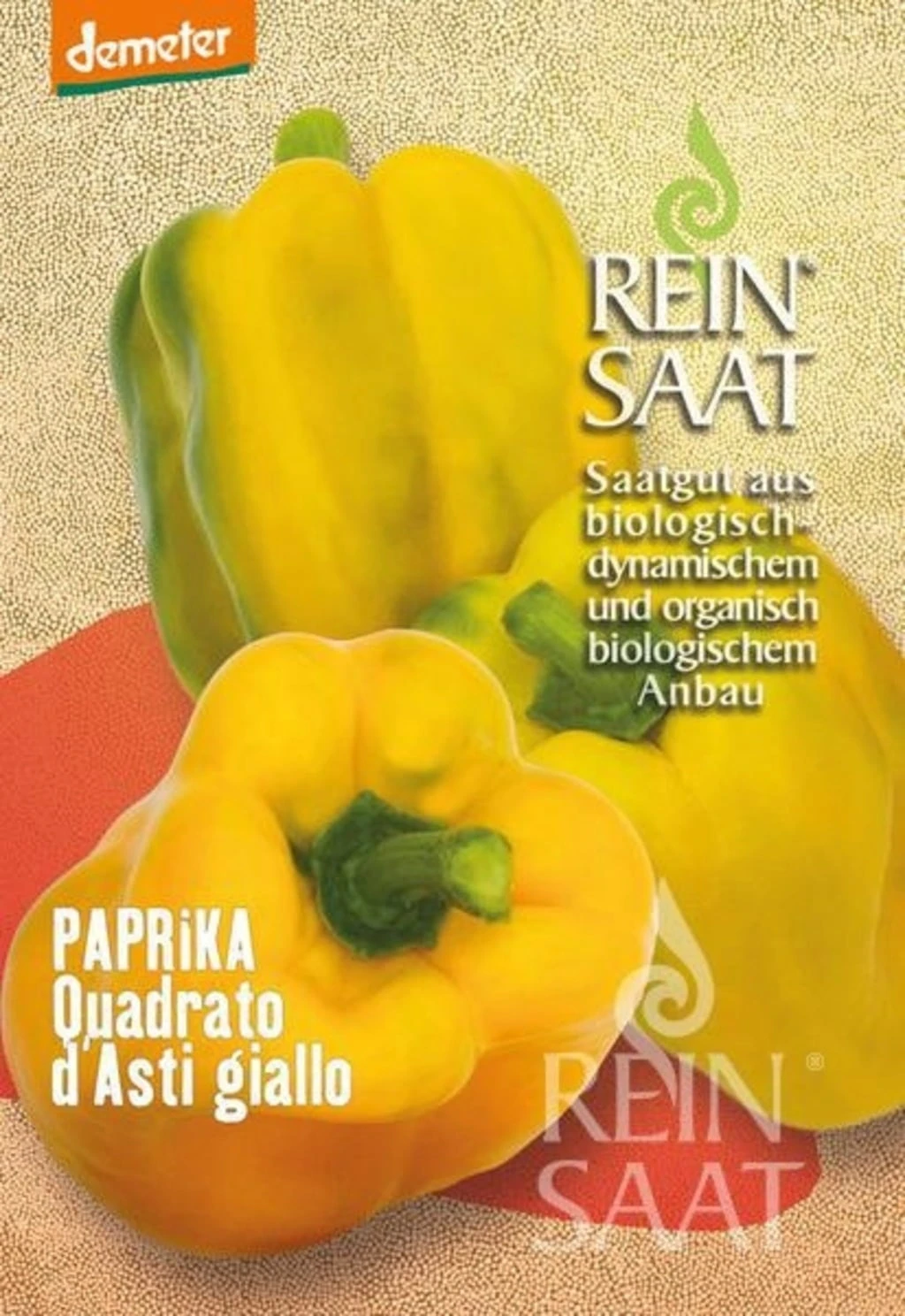 Paprika ''Quadrato D‘Asti Giallo'' 3 Paprika ''Quadrato D‘Asti Giallo''