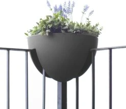 Balkongefäß "Eckling", Graphit (anthrazit) -Garten Flaire Verkaufsgeschäft rephorm balkongefaess eckling graphit anthrazit 985546 de