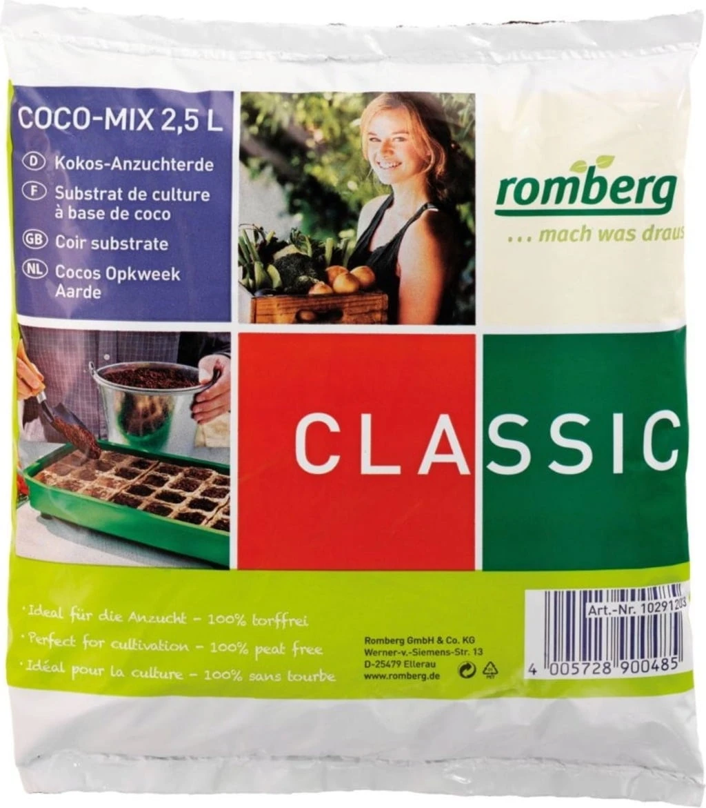 Kokos-Anzuchterde 2,5 Liter, 2,50 L 4 Kokos-Anzuchterde 2,5 Liter, 2,50 L – Bild 2