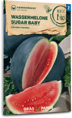 Bio Wassermelone "Sugar Baby" -Garten Flaire Verkaufsgeschäft samen maier bio wassermelone sugar baby 1670764 de