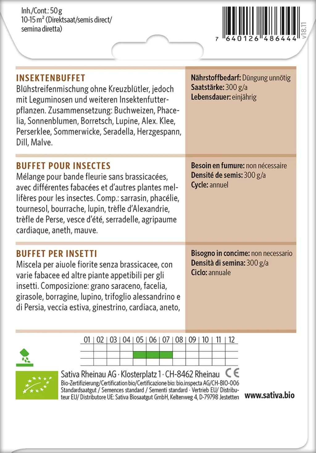 Bio Gründüngung "Insektenbuffet" 3 Bio Gründüngung "Insektenbuffet"