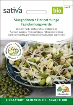 Bio Keimsprossen "Mungbohnen" -Garten Flaire Verkaufsgeschäft sativa bio keimsprossen mungbohnen 1683196 de