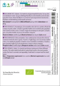 Bio Kräuter "Basilikum Trio Saatscheiben" -Garten Flaire Verkaufsgeschäft sativa bio kraeuter basilikum trio saatscheiben 1 paket 1675053 de