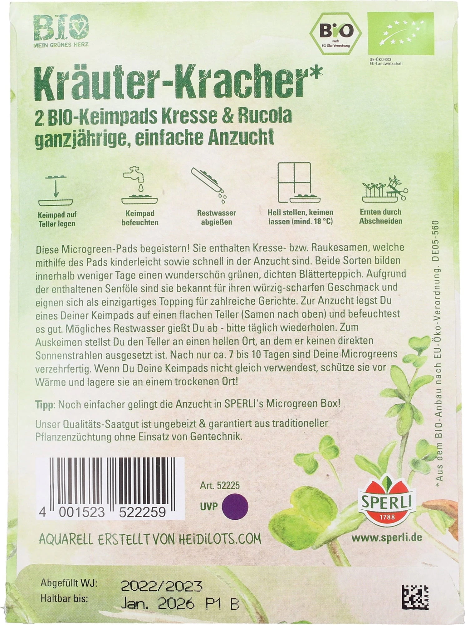 Bio Herztüte Microgreens 4 Bio Herztüte Microgreens - Image 2