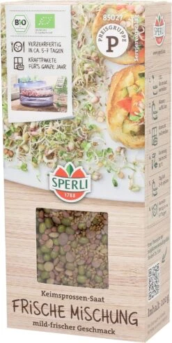 Bio Keimsprossen-Saat Frische Mischung -Garten Flaire Verkaufsgeschäft sperli bio keimsprossen saat frische mischung 1 paket 1663636 de
