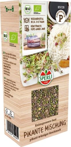 Bio Keimsprossen-Saat Pikante Mischung