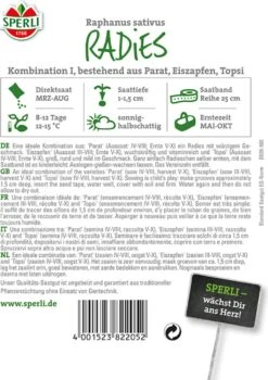 Radies "Kombination I" -Garten Flaire Verkaufsgeschäft sperli radies kombination i 1 paket 1665548 de