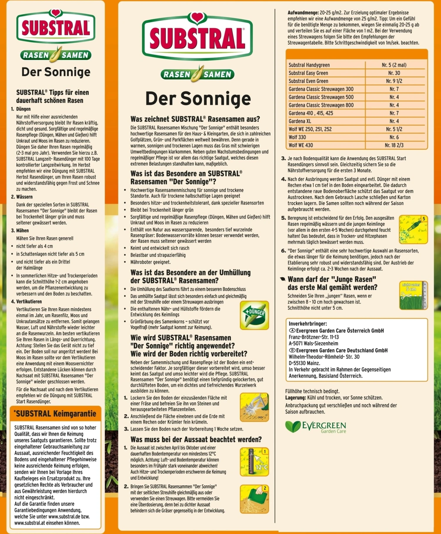 Rasensamen Der Sonnige, 100 M² (2,25 Kg) 4 Rasensamen Der Sonnige, 100 M² (2,25 Kg) – Bild 2