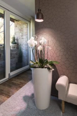 E27 Lampenschirm SAGA - Plug & Play, Rostfarben -Garten Flaire Verkaufsgeschäft venso e27 lampenschirm saga plug play 883922 de