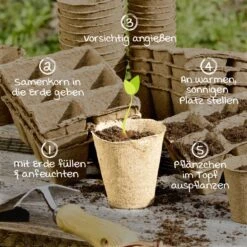 Windhager Anzucht-Töpfe 6 Cm Rund, 24 Stück -Garten Flaire Verkaufsgeschäft windhager anzucht toepfe 6cm rund 24 k 1147643 de