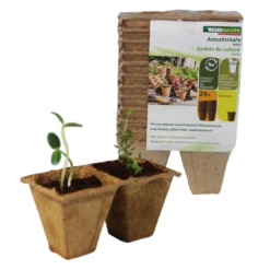 Windhager Anzucht-Töpfe 8 Cm Eckig, 16 Stück -Garten Flaire Verkaufsgeschäft windhager anzucht toepfe 8cm eckig 16 k 1147591 de