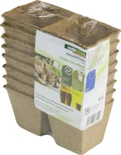 Windhager Anzucht-Töpfe 8 Cm Eckig, 16 Stück -Garten Flaire Verkaufsgeschäft windhager anzucht toepfe 8cm eckig 16 stueck 661858 de